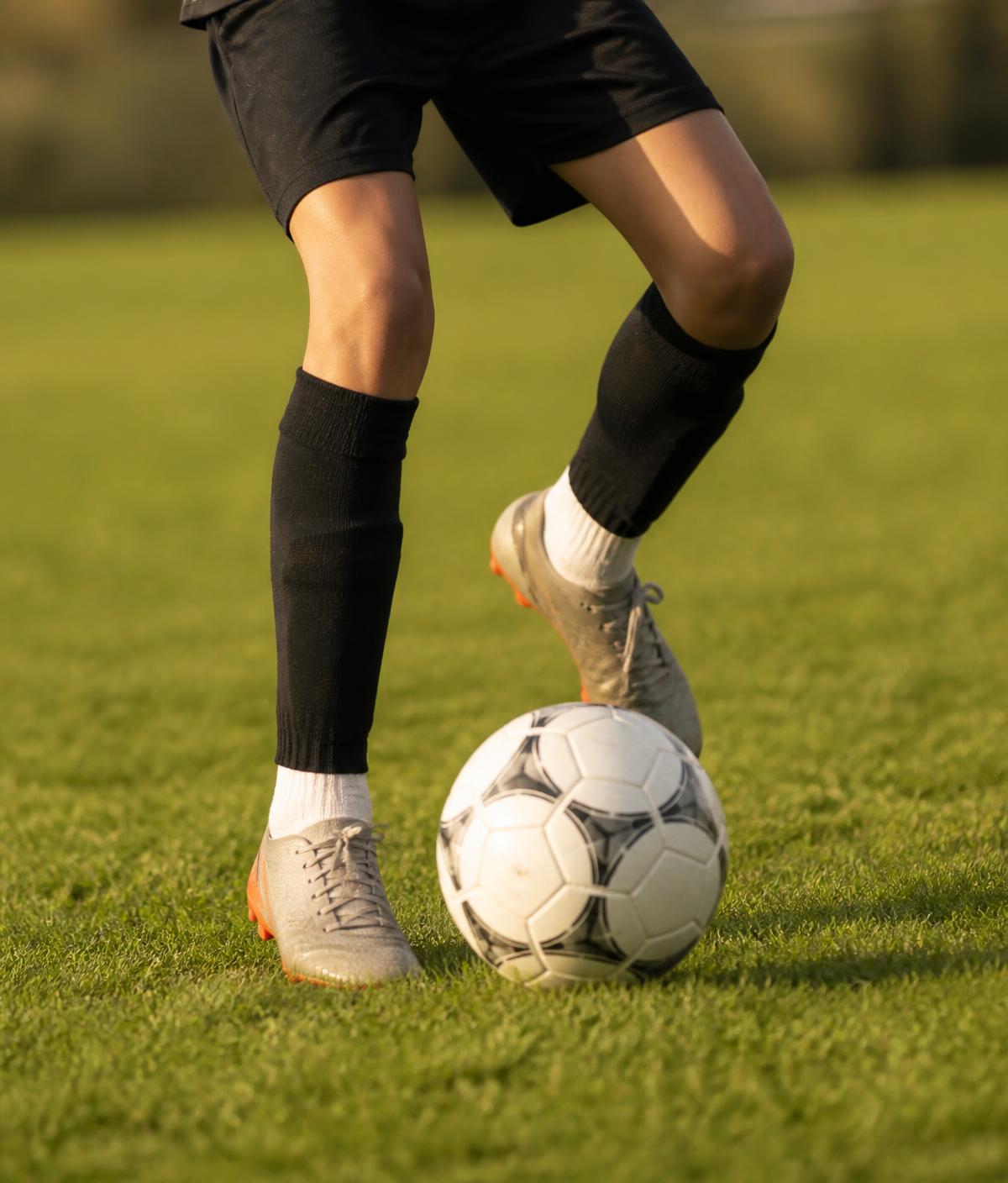 Young player practising ball mastery
